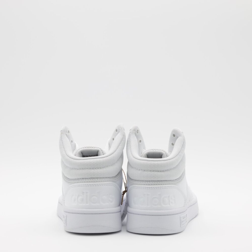 Adidas Women's Basketball Comfort Hoops 3.0‎ Mid Top Classic Shoes White Size 8 - Picture 10 of 12